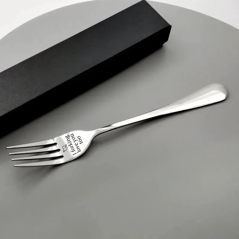 European and American cake fruit rust steel fork - Bellarte Enchanté European and American cake fruit rust steel fork